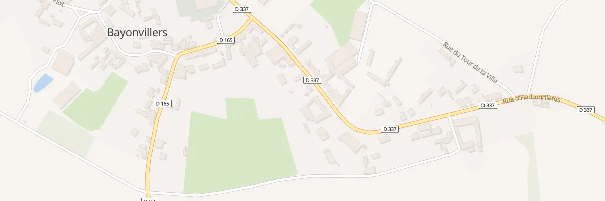 Plan du 14 Rue d’Harbonnières à Bayonvillers