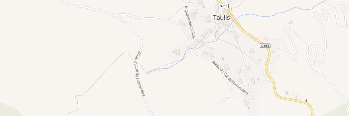 Plan du 5028 Rte du col de Formentère à Taulis