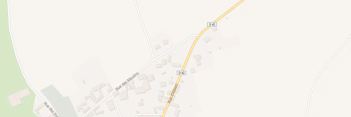 Plan du 21 Rue d’Albert à Morlancourt