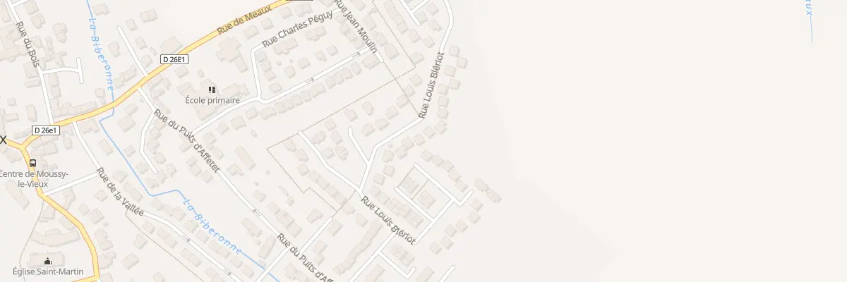 Plan du 25 Rue Louis Blériot à Moussy-le-Vieux