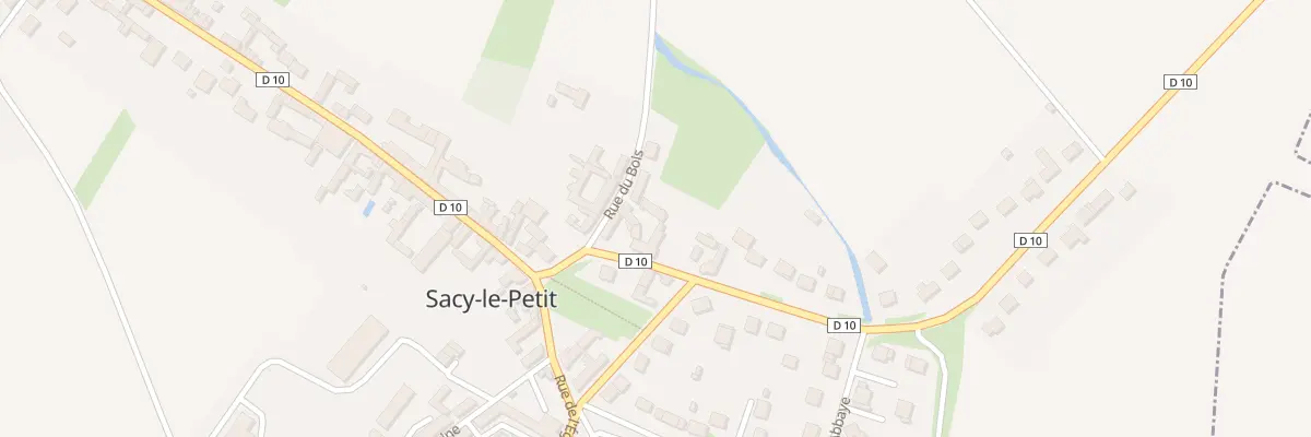 Plan du 3 Rue de la Motte à Sacy-le-Petit