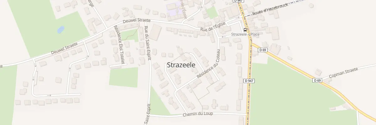 Plan du 14 Res du Coteau à Strazeele