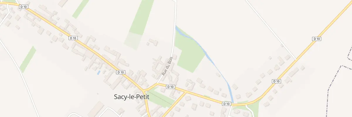 Plan du 1 Rue du Bois à Sacy-le-Petit