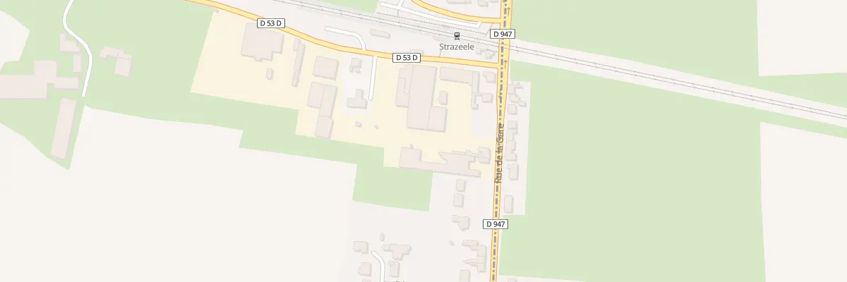 Plan du 1592 Rue de la Gare à Strazeele