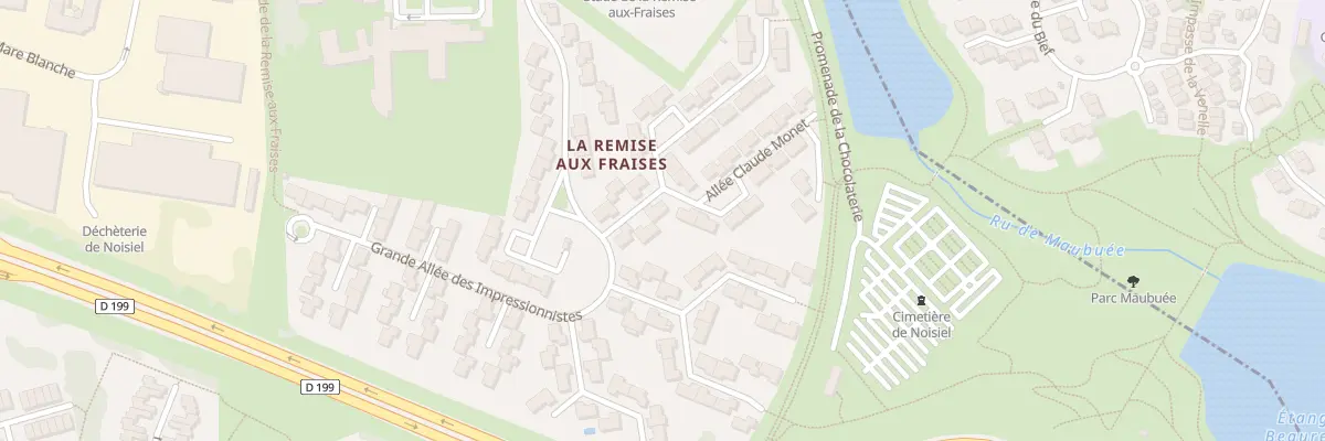 Plan du 6 All Claude Monet à Noisiel