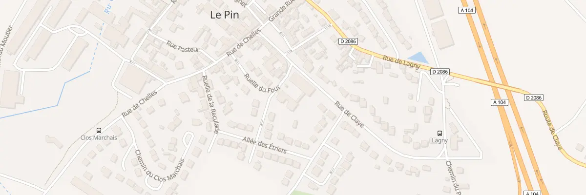 Plan du 12B Rue de Claye au Pin