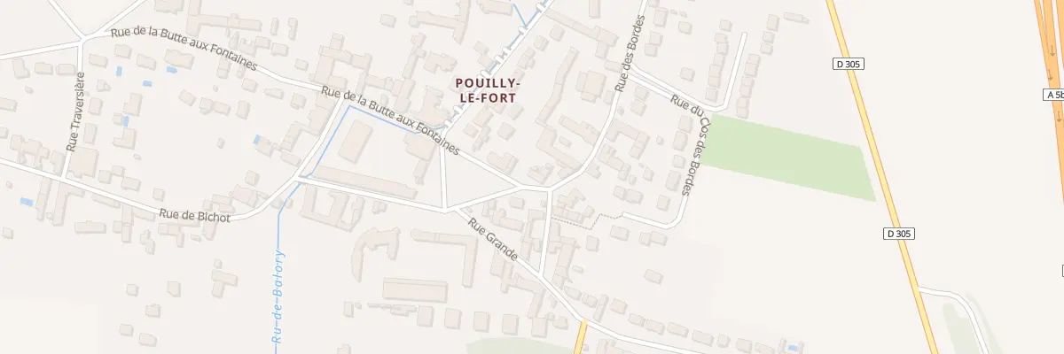 Plan du 6B Rue de la Butte aux Fontaines à Vert-Saint-Denis