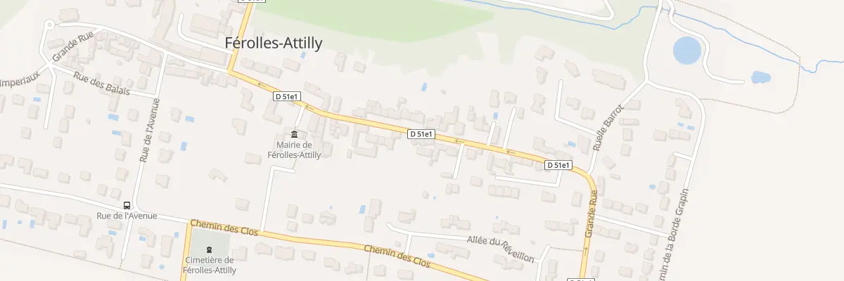Plan du 71 Gr Grande Rue à Férolles-Attilly