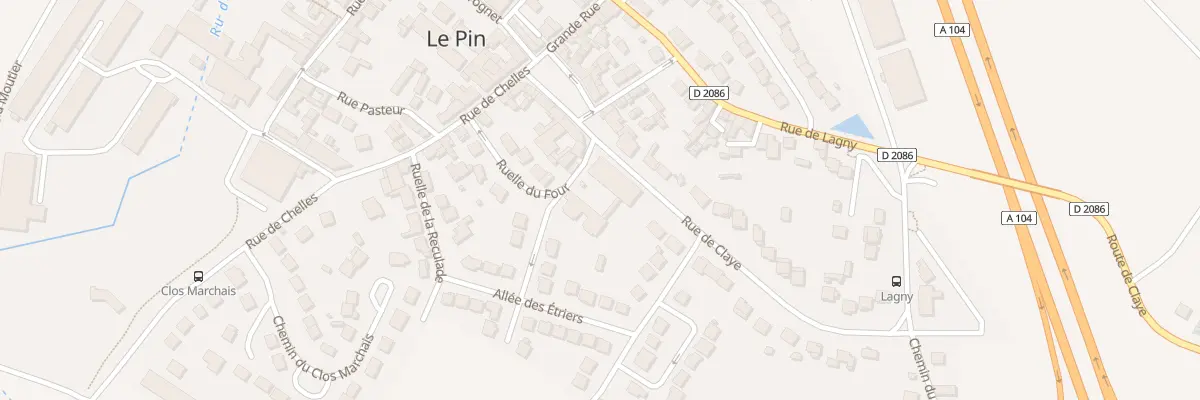 Plan du 12T Rue de Claye au Pin