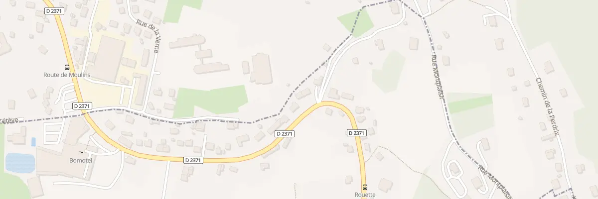 Plan du 43 Rte de Moulins la Verne à Montluçon