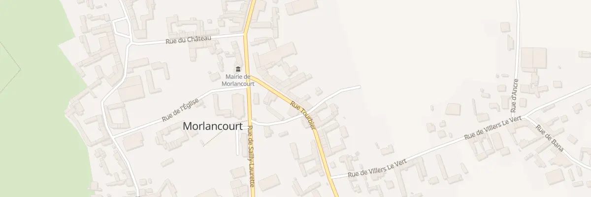 Plan du 1D Rue Tourbier à Morlancourt