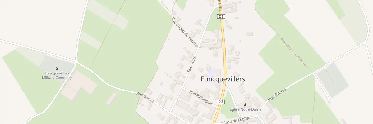 Plan du 11 Rue Verte à Foncquevillers