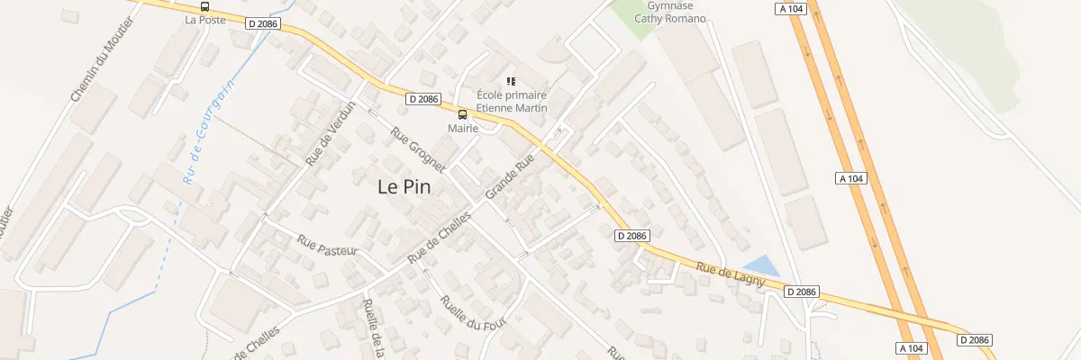 Plan du 12 Grande Rue au Pin