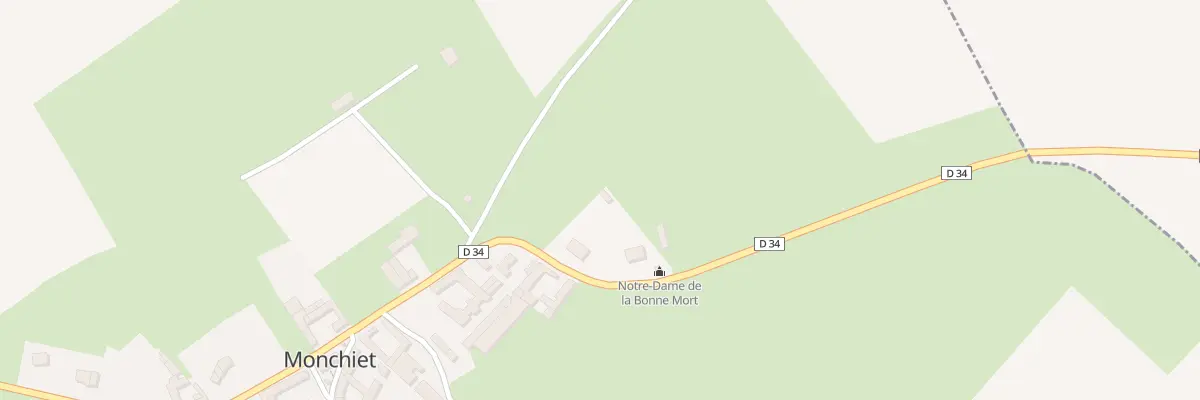 Plan du 2A Rue de Beaumetz à Monchiet