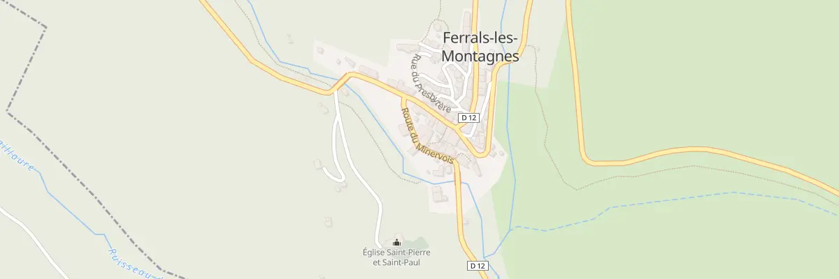 Plan du 3 Rte du Minervois à Ferrals-les-Montagnes