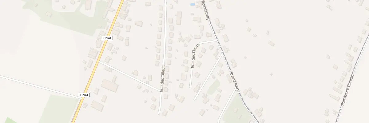 Plan du 5063 Rue des Fleurs à Poilly-lez-Gien