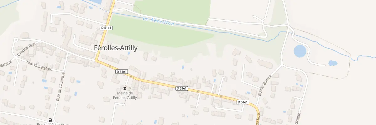 Plan du 36 Gr Grande Rue à Férolles-Attilly