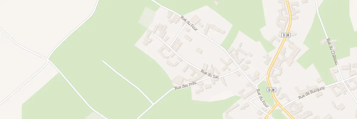 Plan du 4T Rue du Sac à Hébuterne