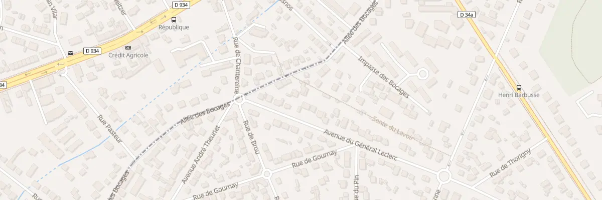 Plan du 74 Av du Génèral Leclerc à Vaires-sur-Marne
