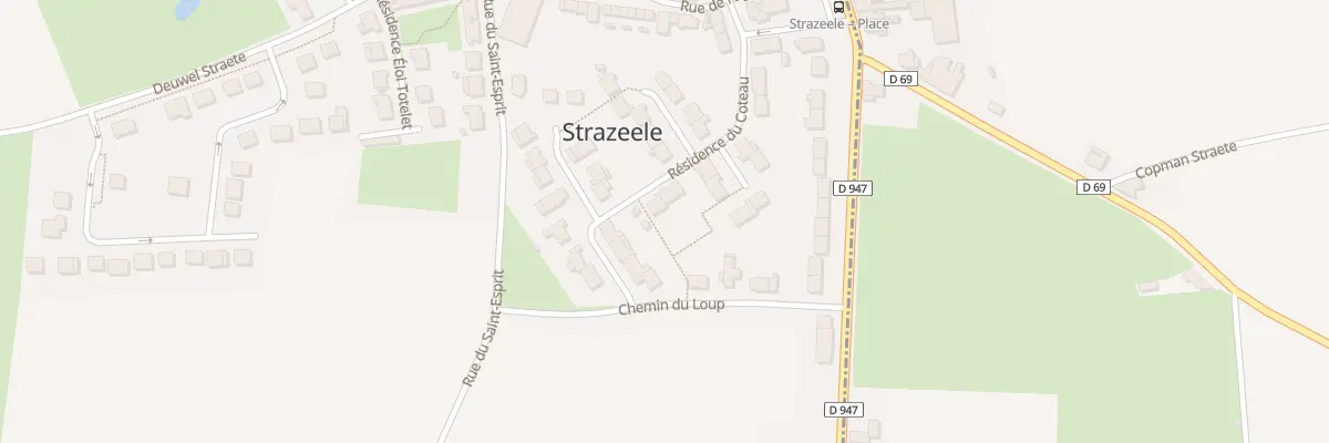 Plan du 19 Res du Coteau à Strazeele