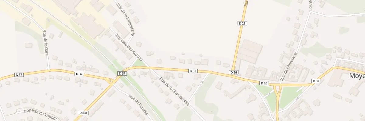 Plan du 114 Rue Eugène Boullenger à Moyenneville