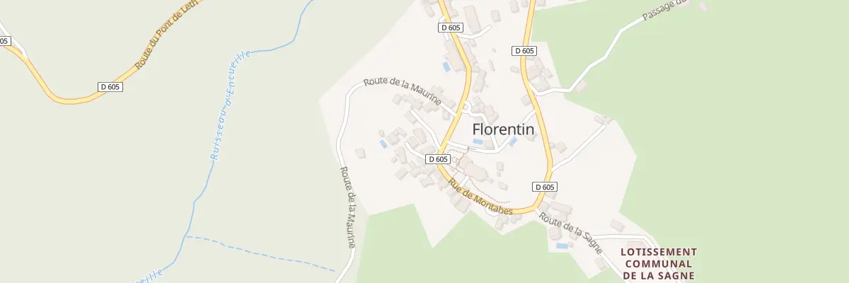 Plan du 27 Pla de la Mairie de Florentin à Florentin-la-Capelle