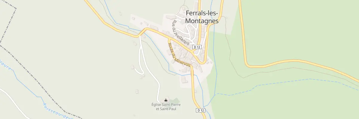 Plan du 5 Rte du Minervois à Ferrals-les-Montagnes