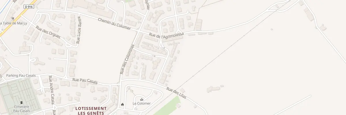 Plan du 10 Rue des Tilleuls à Ille-sur-Têt