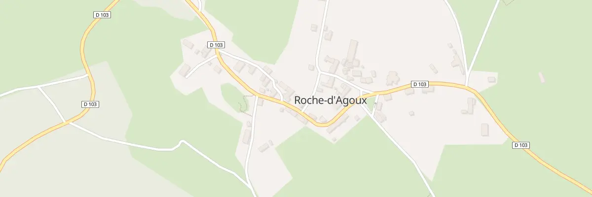 Plan du 20 Rue du Château Banu à Roche-d’Agoux