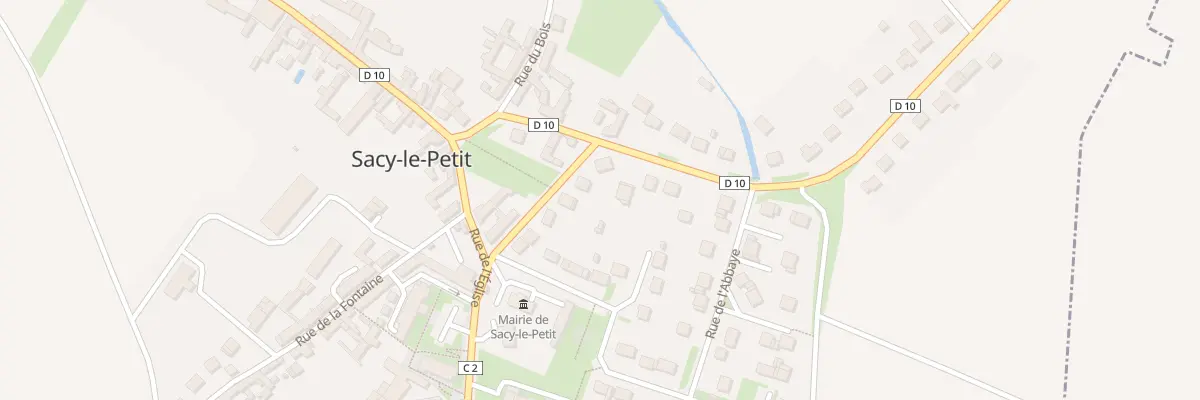 Plan du 8 Rue Madame Armand Dupuis à Sacy-le-Petit