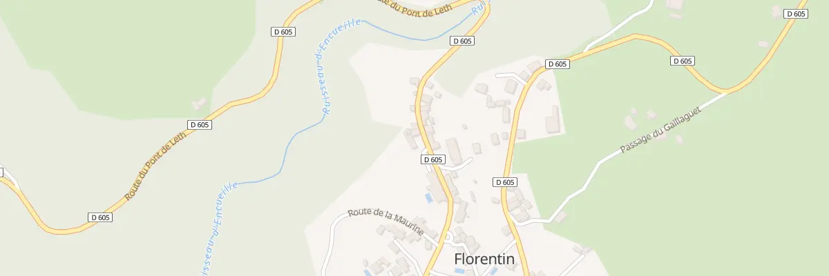 Plan du 5020 Florentin à Florentin-la-Capelle