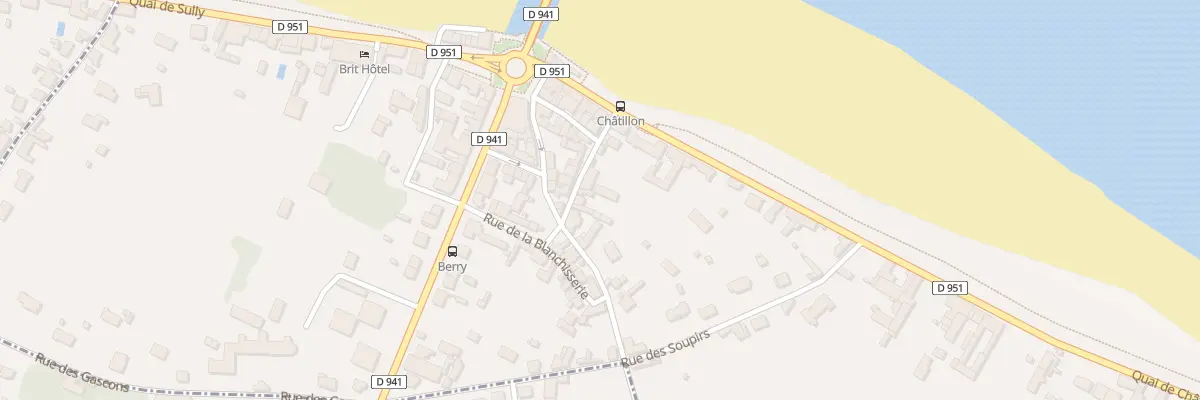 Plan du 9 Rue des Pêcheurs à Gien