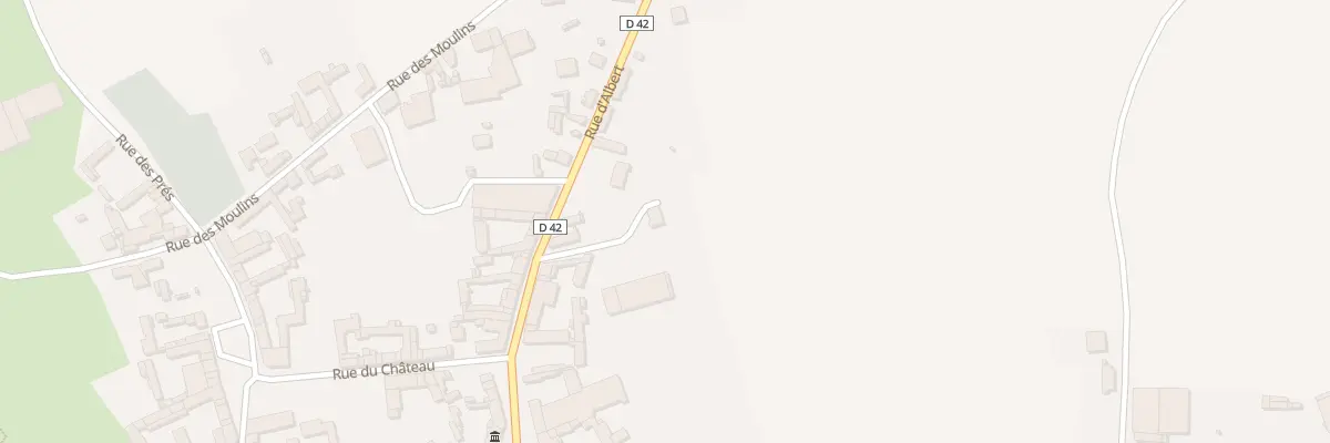 Plan du 2A Rue d’Albert à Morlancourt