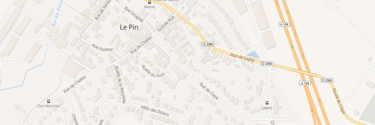 Plan du 5 Rue de Claye au Pin