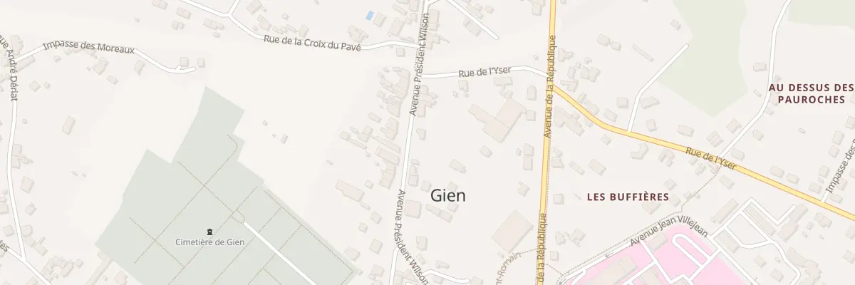 Plan du 34 Av President Wilson à Gien