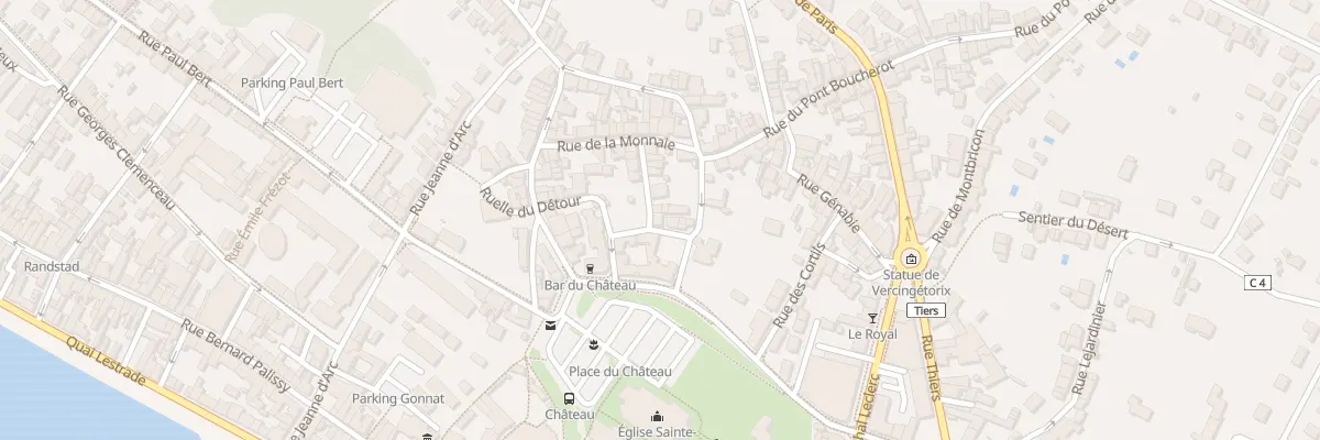Plan du 11 Rue du Gros Caillou à Gien