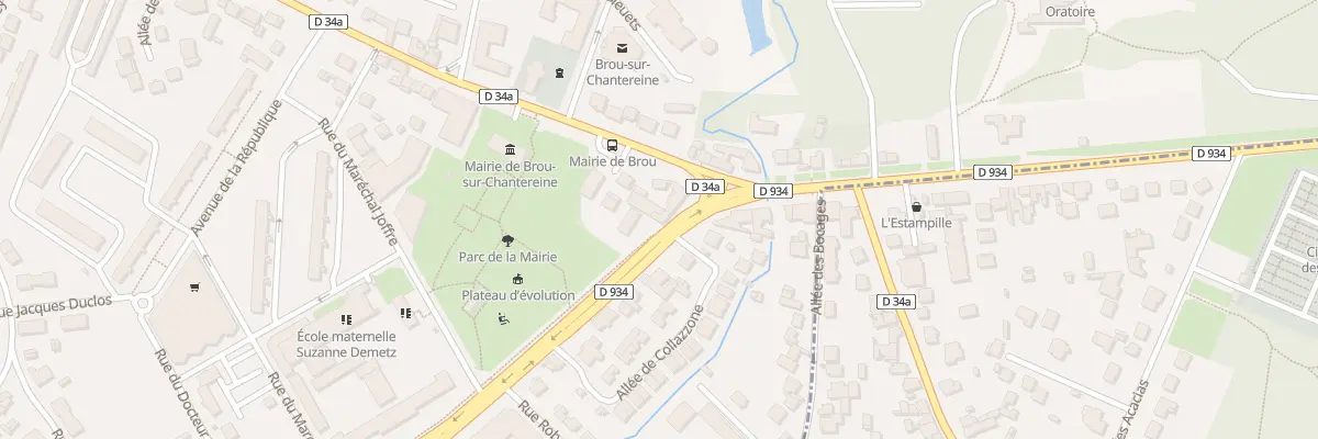Plan du 21 Av Victor Thiébaut à Brou-sur-Chantereine