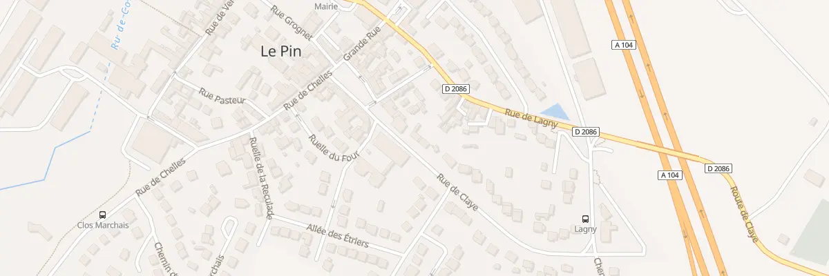Plan du 5B Rue de Claye au Pin
