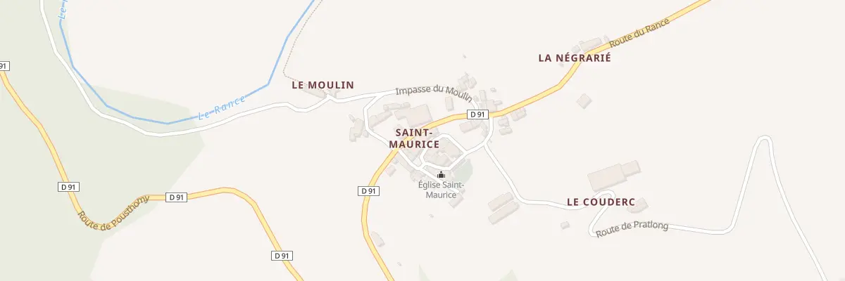 Plan du 5065 Saint Maurice à Laval-Roquecezière