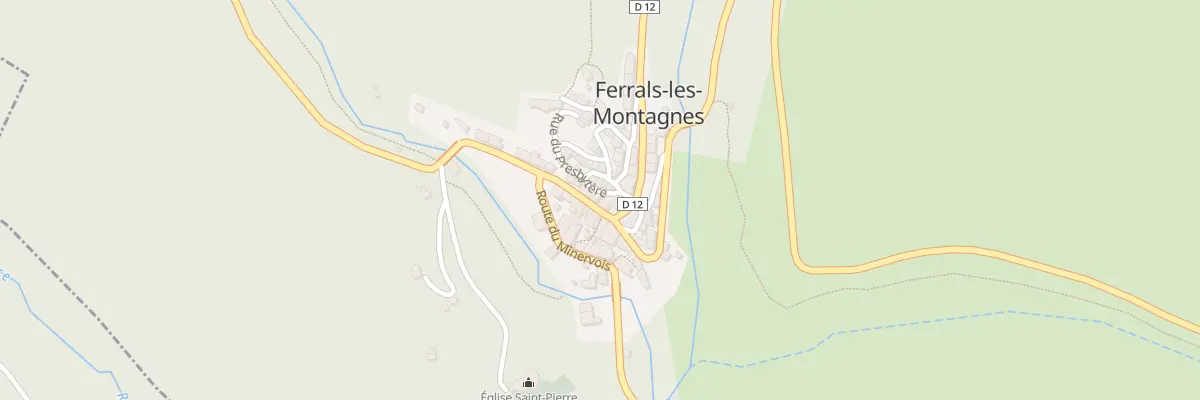 Plan du 1 Rue du Presbytère à Ferrals-les-Montagnes