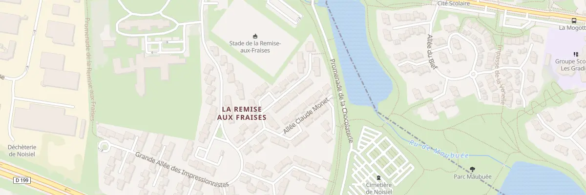 Plan du 35 All Claude Monet à Noisiel