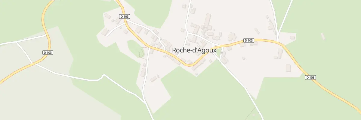 Plan du 5014B Le Bourg à Roche-d’Agoux