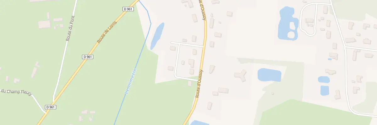 Plan du 28 Rte d’Oussoy à Lombreuil