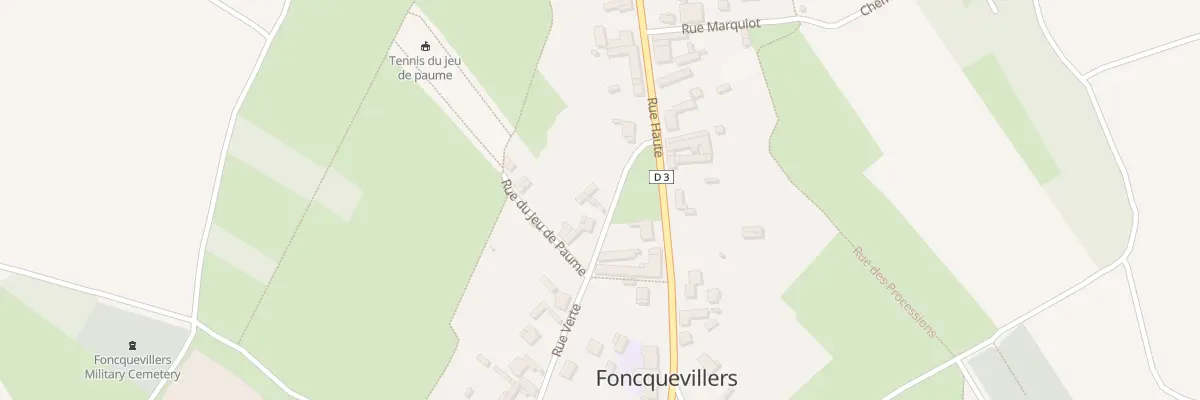 Plan du 23 Rue Verte à Foncquevillers
