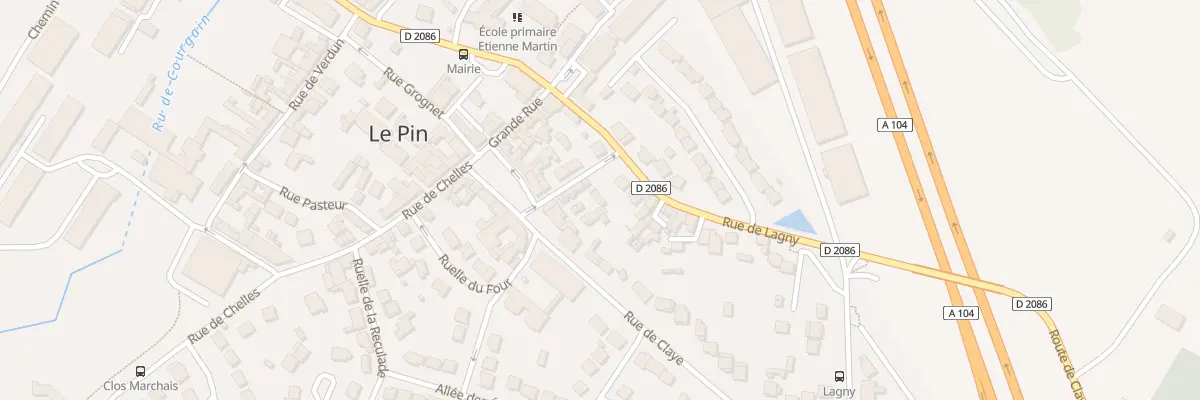 Plan du 3 Cour Perichard au Pin