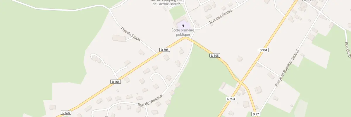 Plan du 4 Rue du Ventoux à Lacroix-Barrez