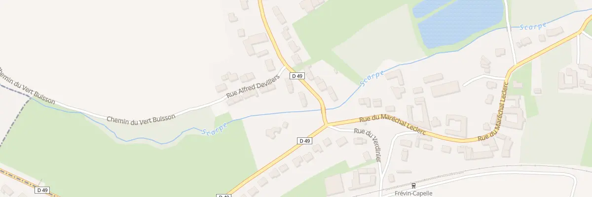 Plan du 32 Rue de la Scarpe à Frévin-Capelle