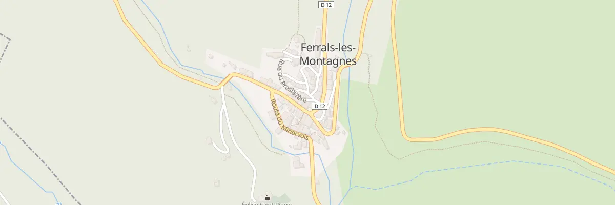 Plan du 1 Rte de la Montagne Noire à Ferrals-les-Montagnes