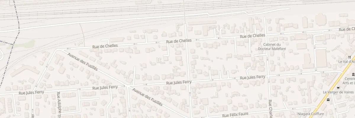Plan du 12 Rue François Coppée à Vaires-sur-Marne