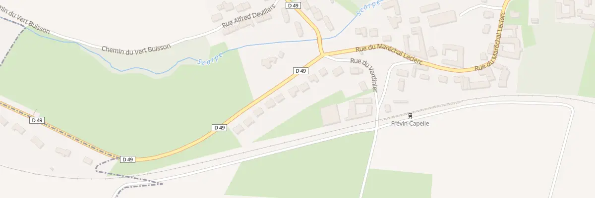 Plan du 8 Rue d’Aubigny à Frévin-Capelle